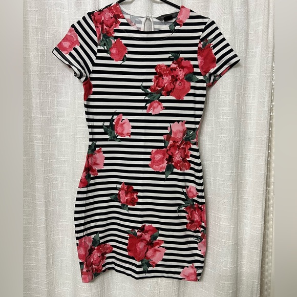 French Connection Roses mini dress size 6 - Picture 6 of 9